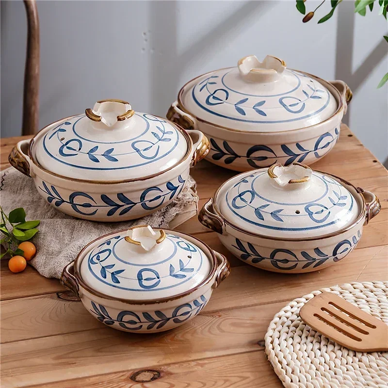 Home Cooking Japanese - Ceramic Casserole Japanese Clay Soup Pot
