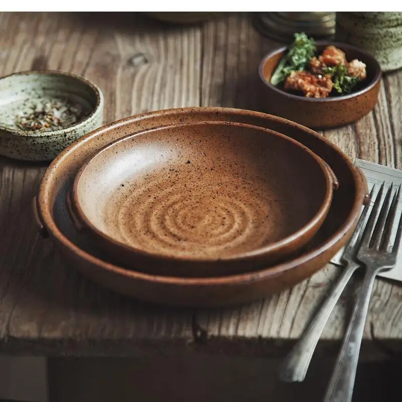 Japanese Handmade Stoneware Ta - Home Cooking Japanese ulasan dan harga