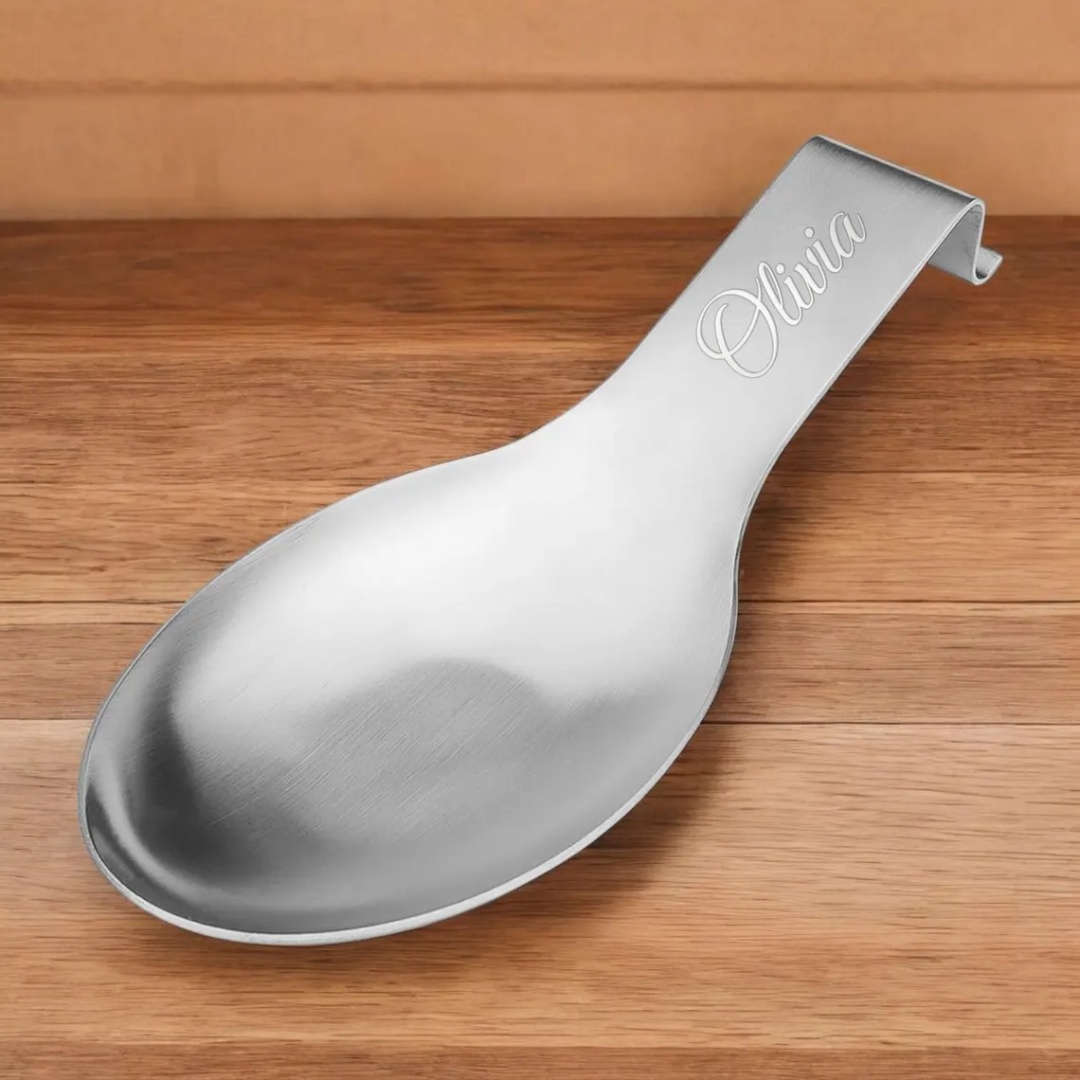 Personalized SPOON REST TRAY S - Mom'S Home Cooking ulasan dan harga