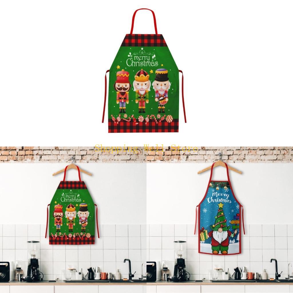 KX4B Christmas Apron for Home  - Home Cooking Shows ulasan dan harga