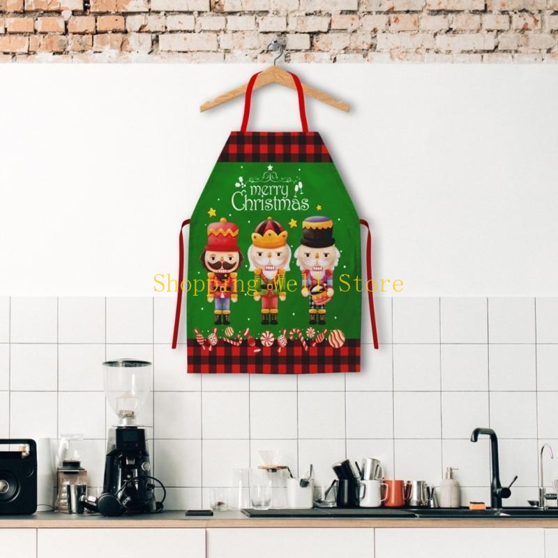 KX4B Christmas Apron for Home  - Home Cooking Shows ulasan dan harga