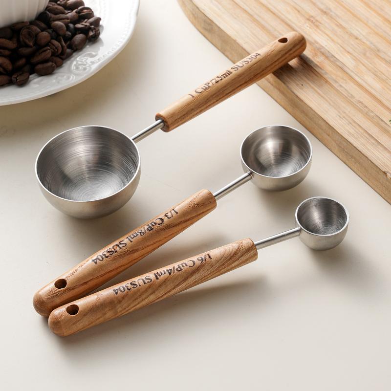 Natural Wooden Handle Stainles - Mom'S Home Cooking ulasan dan harga