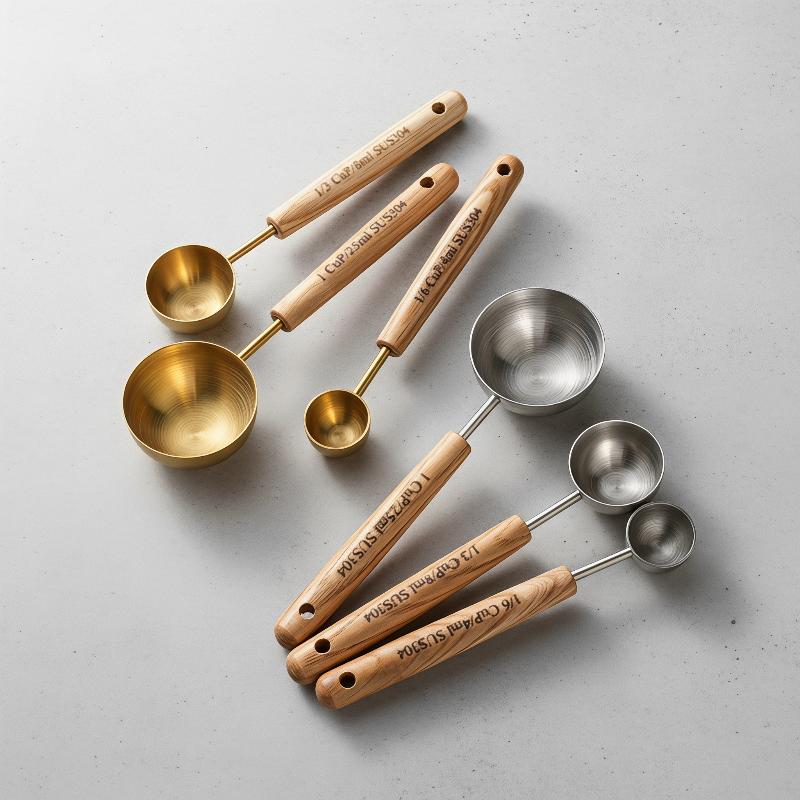 Natural Wooden Handle Stainles - Mom'S Home Cooking ulasan dan harga