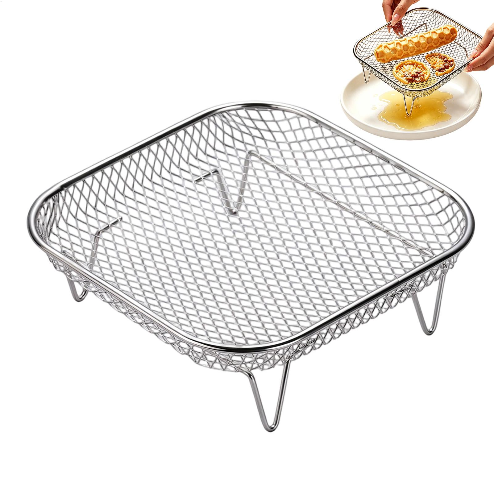 Air Fryer Rack Square Food Gra - Home Cooking Shows ulasan dan harga