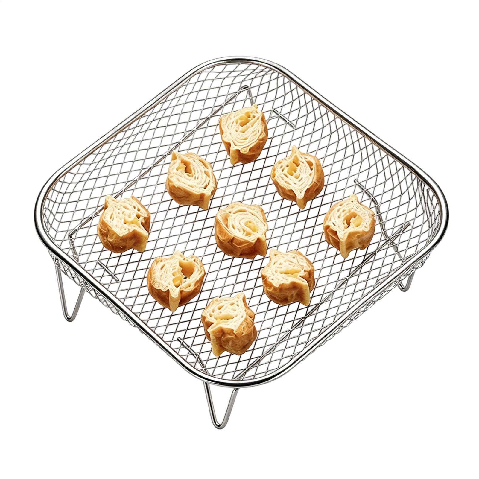 Air Fryer Rack Square Food Gra - Home Cooking Shows ulasan dan harga