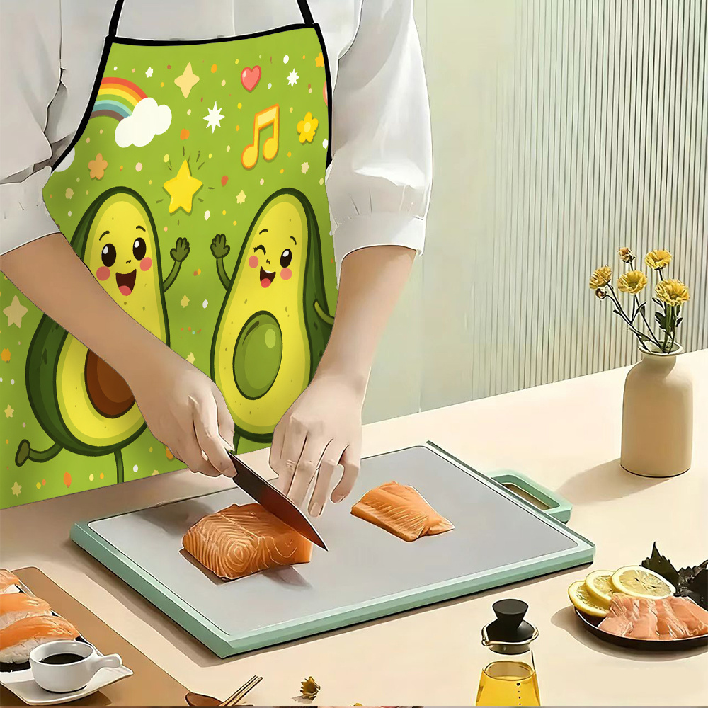 Cute Dancing Avocado Apron, Fu - Mom'S Home Cooking ulasan dan harga