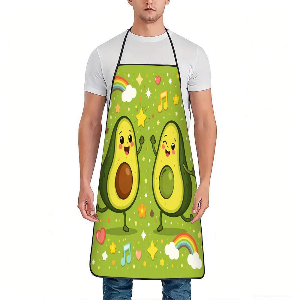Cute Dancing Avocado Apron, Fu - Mom'S Home Cooking ulasan dan harga