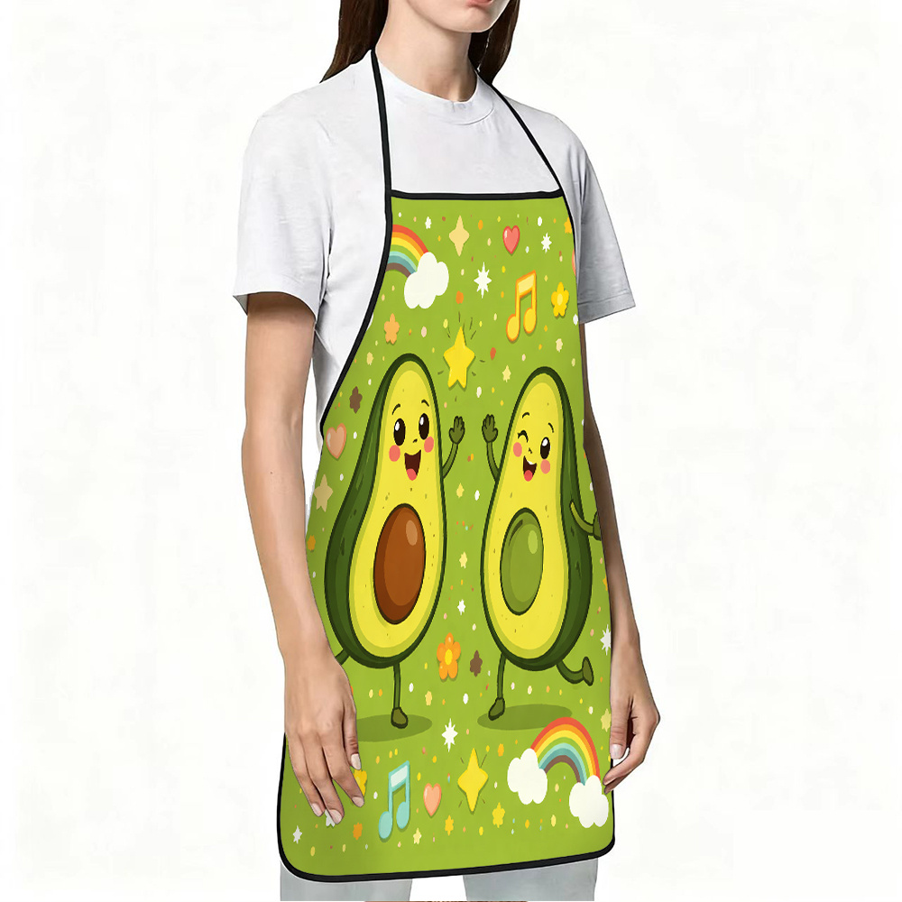 Cute Dancing Avocado Apron, Fu - Mom'S Home Cooking ulasan dan harga