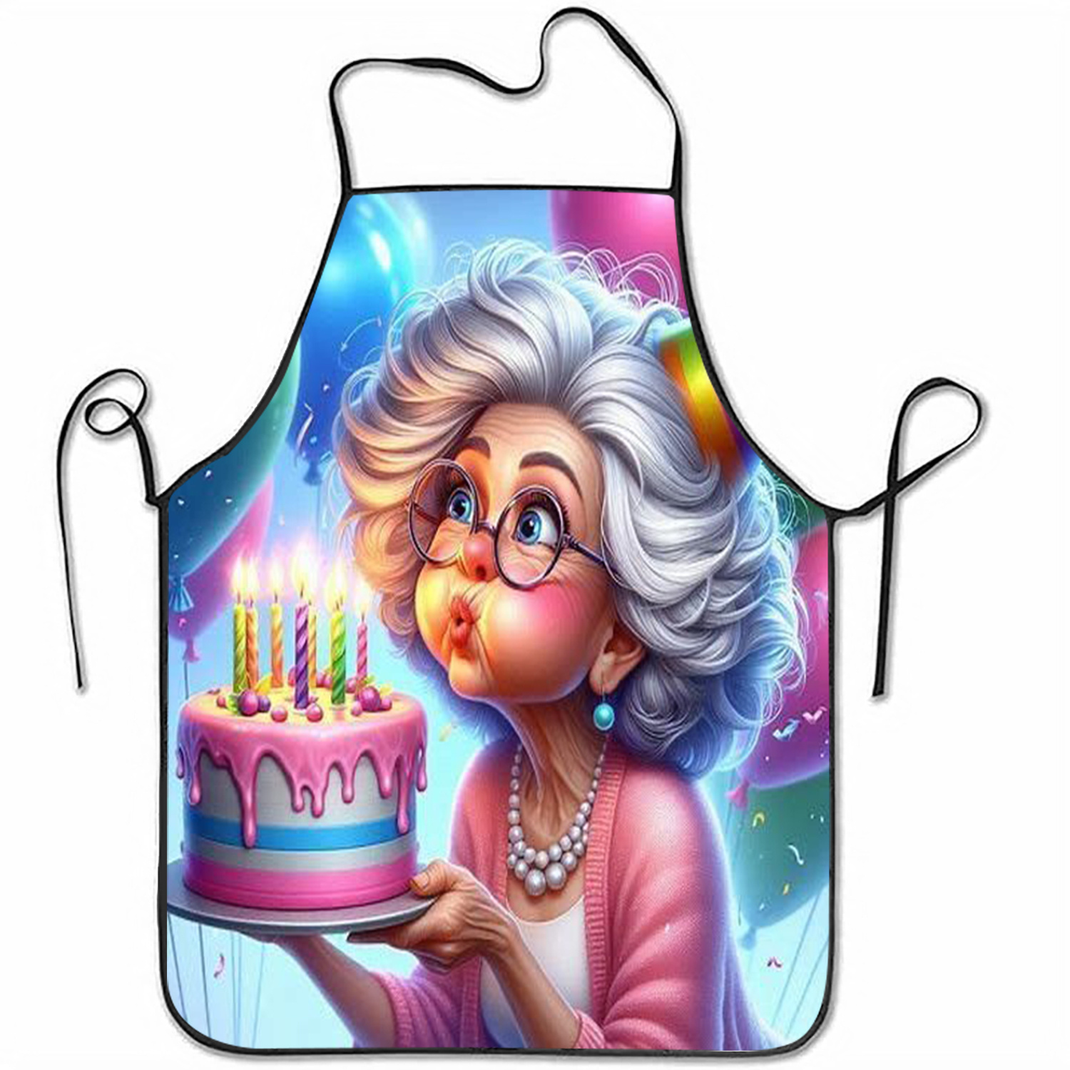 Funny Birthday Grandma Apron,  - Mom'S Home Cooking ulasan dan harga