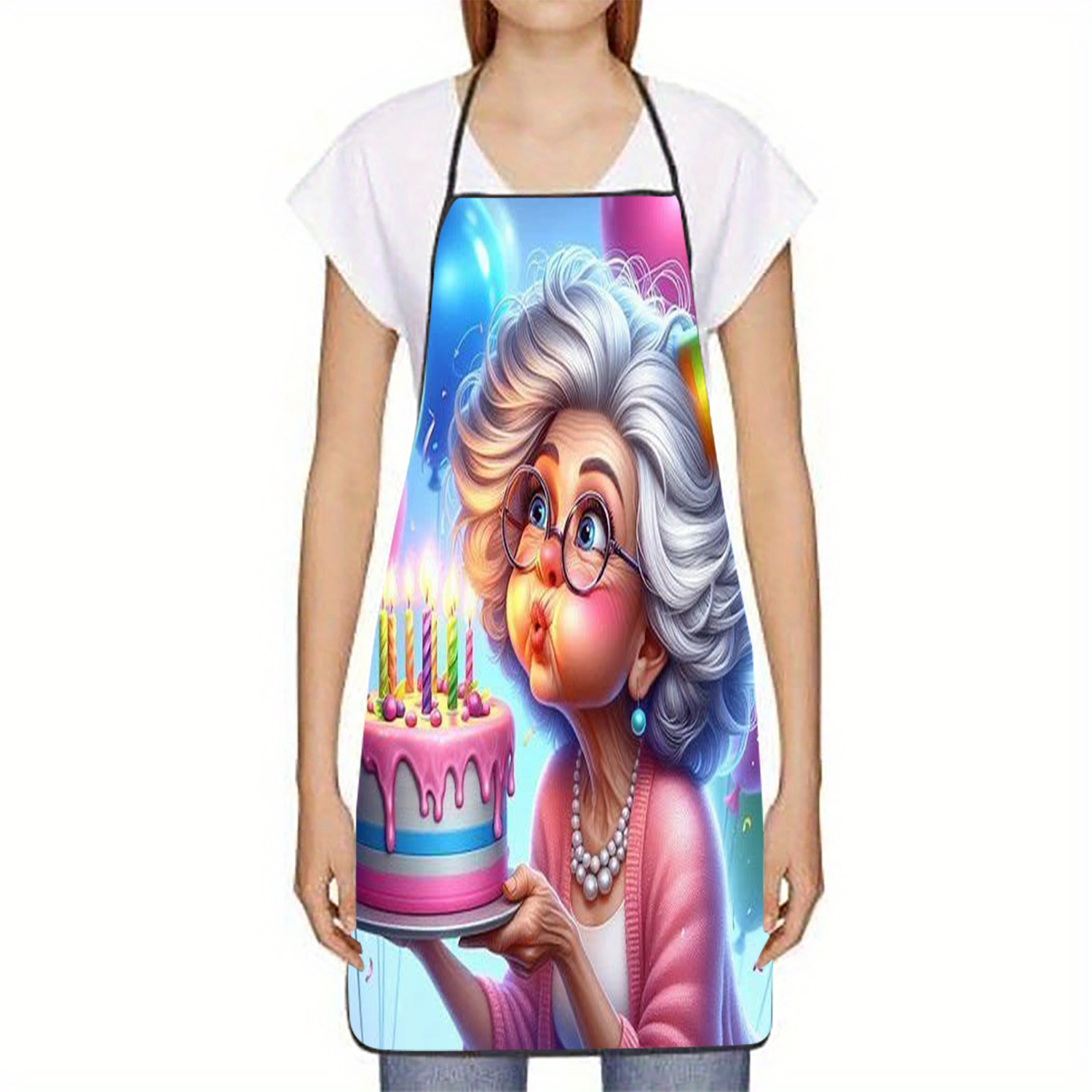 Funny Birthday Grandma Apron,  - Mom'S Home Cooking ulasan dan harga