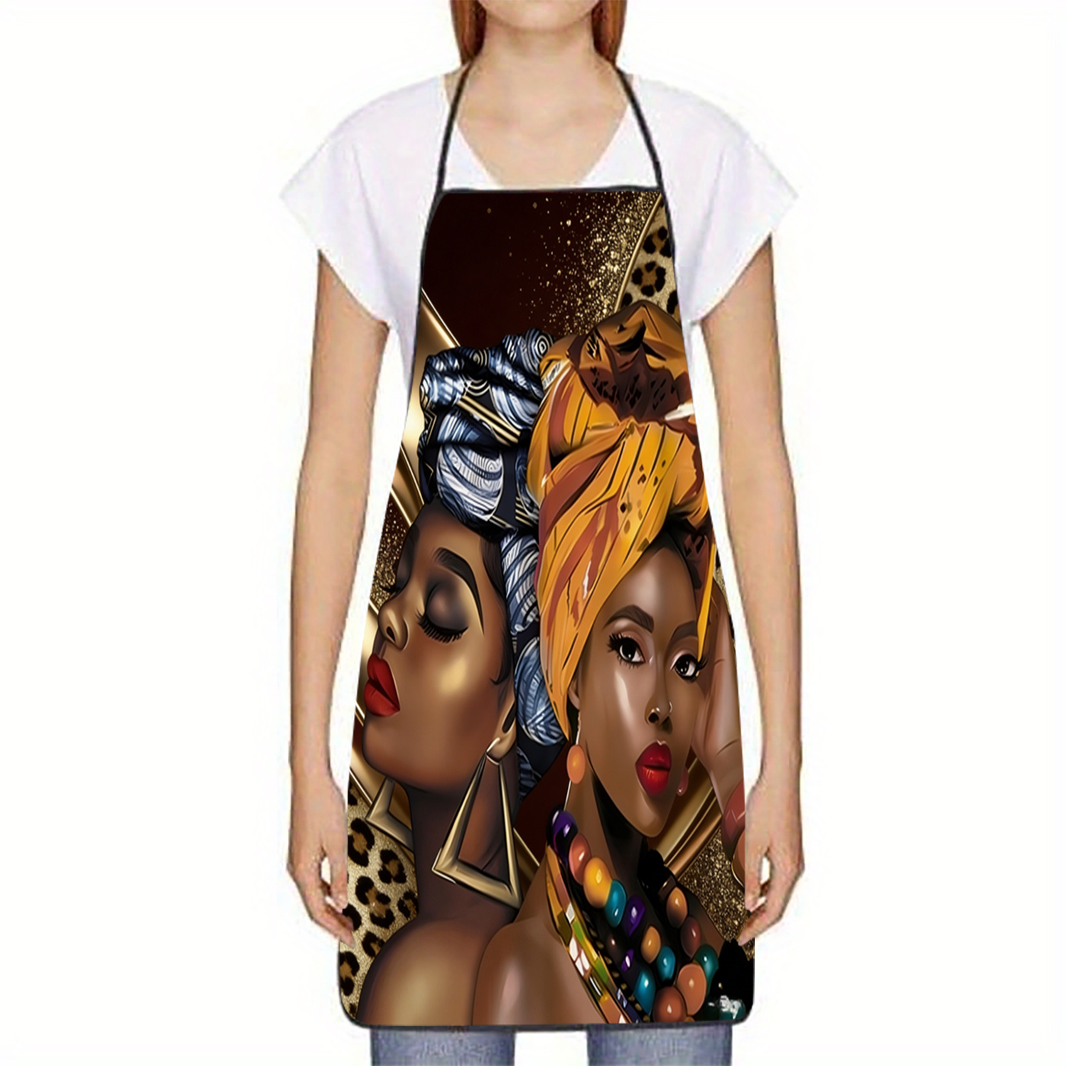 Afrocentric Women Art Apron, A - Mom'S Home Cooking ulasan dan harga
