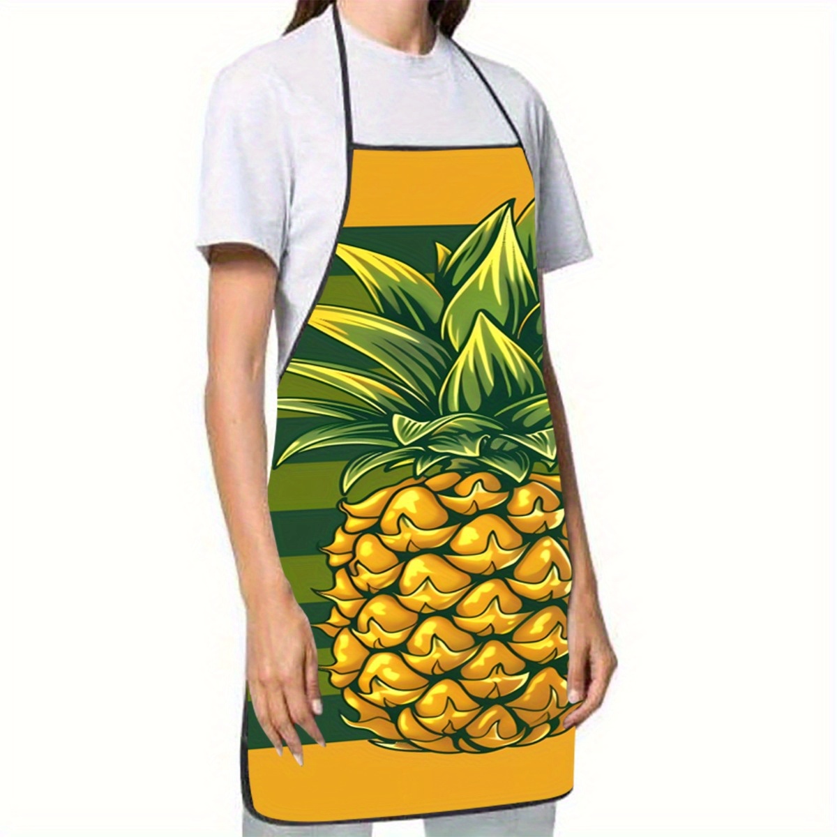 Tropical Pineapple Apron, Yell - Mom'S Home Cooking ulasan dan harga