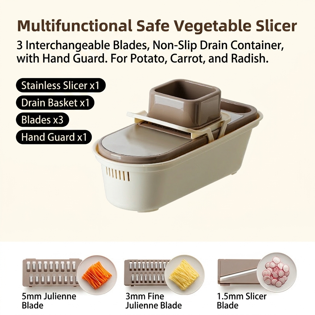 Vegetable Slicer Professional  - Home Cooking Shows ulasan dan harga