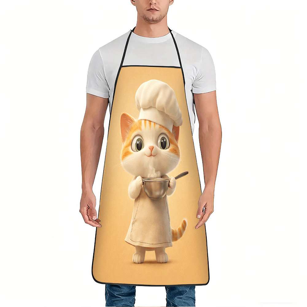 Cute Chef Cat Apron, Adorable  - Mom'S Home Cooking ulasan dan harga
